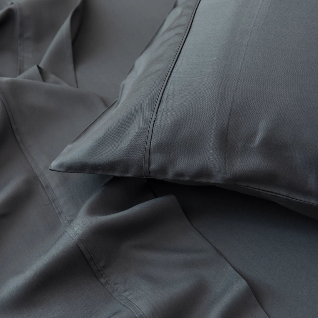 Linenly Bamboo Pillowcases Granite Grey#color_granite-grey