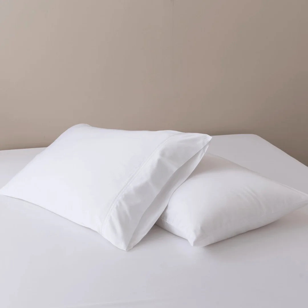 Bamboo Pillowcase Set - White