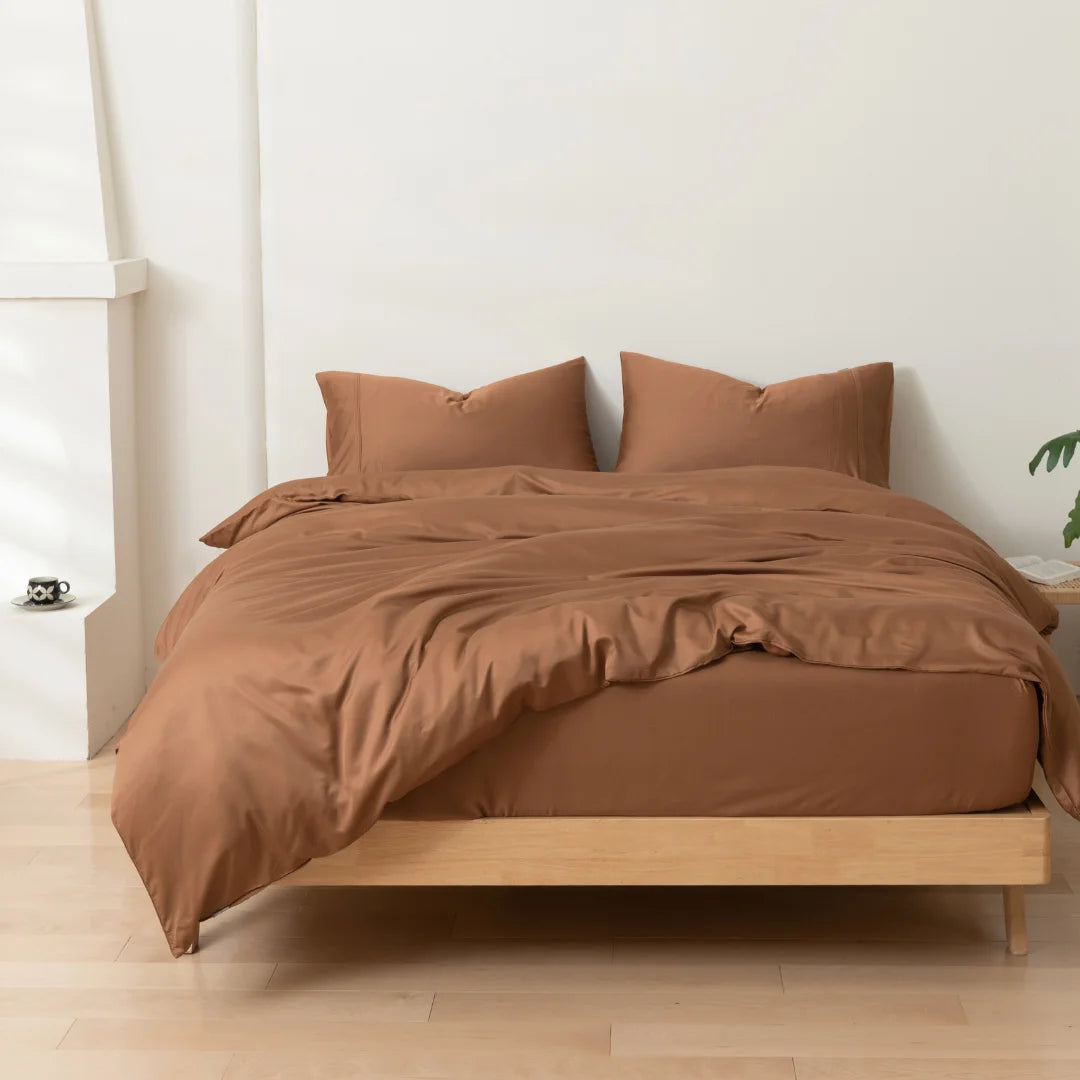 Linenly Bamboo Quilt Cover Terracotta#color_terracotta