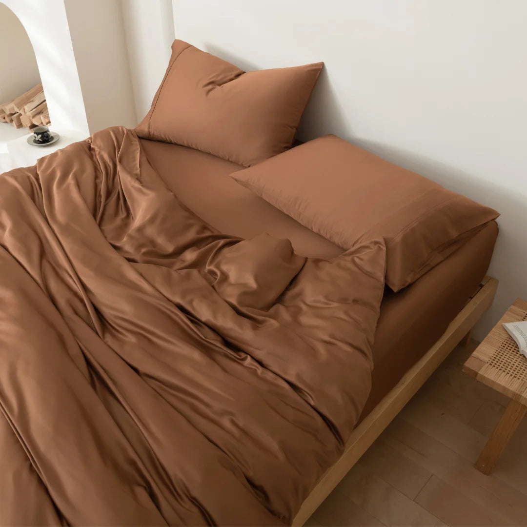 Linenly Bamboo Quilt Cover Terracotta#color_terracotta